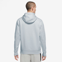 Nike Sportswear Club Fleece Hoodie Tracksuit Light Grey White
