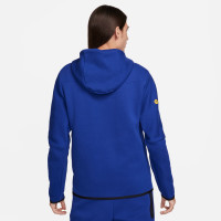 Nike FC Barcelona Tech Fleece Vest 2023-2024 Blauw Goud