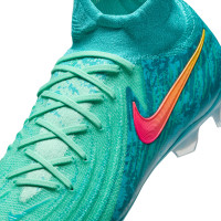 Nike Phantom Luna II Elite Gras Voetbalschoenen (FG) Turquoise Lichtgroen Multicolor