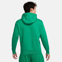 Nike Sportswear Club Fleece Hoodie Groen Wit