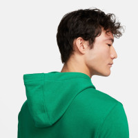 Nike Sportswear Club Fleece Hoodie Trainingspak Groen Wit
