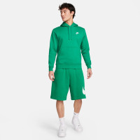 Nike Sportswear Club Fleece Hoodie Groen Wit