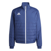 adidas Entrada 22 Lightweight Football Jacket Dark Blue White