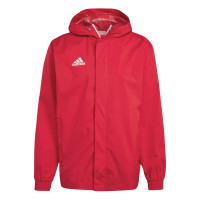 adidas Entrada 22 Allweather Jacket Red