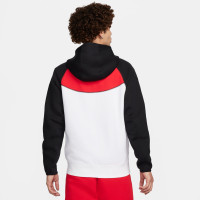 Nike Tech Fleece Sportswear Trainingspak Rood Wit Zwart