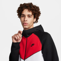 Nike Tech Fleece Sportswear Trainingspak Rood Wit Zwart