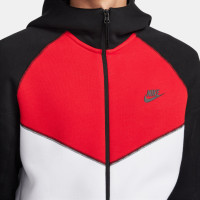 Nike Tech Fleece Sportswear Vest Wit Zwart Rood