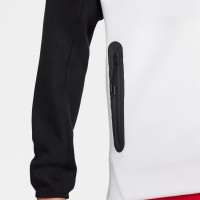 Nike Tech Fleece Sportswear Vest Wit Zwart Rood