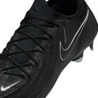 Nike Phantom GX II Elite Gras Voetbalschoenen (FG) Zwart Donkergrijs