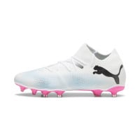 PUMA Future 7 Match Gras / Kunstgras Voetbalschoenen (MG) Wit Roze Zwart