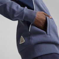 PUMA Olympique Marseille FtblArchive Trainingsjack 2023-2024 Donkerblauw