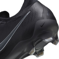 Nike Phantom GX II Pro Gras Voetbalschoenen (FG) Zwart Donkergrijs