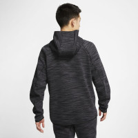 Nike Tech Fleece Hoodie Full Zip Zwart Donkergrijs
