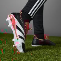 adidas Predator League Gras Voetbalschoenen (FG) Zwart Wit Felrood