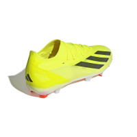 adidas X Crazyfast Pro Gras Voetbalschoenen (FG) Geel Zwart Wit