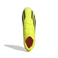 adidas X Crazyfast Pro Gras Voetbalschoenen (FG) Geel Zwart Wit