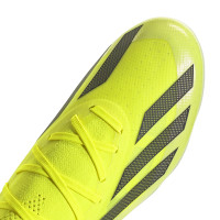 adidas X Crazyfast Pro Gras Voetbalschoenen (FG) Geel Zwart Wit