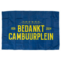 SC Cambuur Stadionplein Vlag Blauw Geel