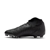Nike Phantom Luna II Academy Gras / Kunstgras Voetbalschoenen (MG) Zwart Donkergrijs