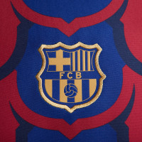 Nike FC Barcelona Pre-Match Trainingsset 2023-2024 Donkerblauw Rood Goud