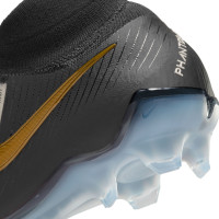 Nike Phantom Luna II Elite Gras Voetbalschoenen (FG) Zwart Gebroken Wit Goud