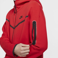 Nike Tech Fleece Vest Rood Zwart Zwart