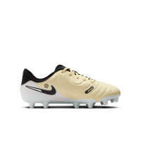 Nike Tiempo Legend 10 Academy Gras / Kunstgras Voetbalschoenen (MG) Kids Geel Wit Zwart Goud