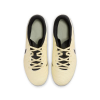 Nike Tiempo Legend 10 Academy Gras / Kunstgras Voetbalschoenen (MG) Kids Geel Wit Zwart Goud