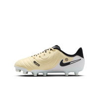 Nike Tiempo Legend 10 Academy Gras / Kunstgras Voetbalschoenen (MG) Kids Geel Wit Zwart Goud