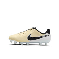 Nike Tiempo Legend 10 Academy Gras / Kunstgras Voetbalschoenen (MG) Kids Geel Wit Zwart Goud