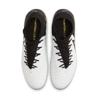 Nike Phantom Luna II Academy Gras / Kunstgras Voetbalschoenen (MG) Zwart Gebroken Wit Goud
