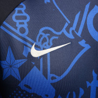Nike Chelsea Strike Trainingstrui 1/4-Zip 2023-2024 Zwart Blauw Wit