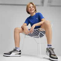 PUMA Evostripe T-Shirt Kids Donkerblauw Wit