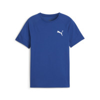 PUMA Evostripe T-Shirt Kids Donkerblauw Wit