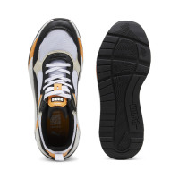 PUMA Trinity Sneakers Wit Zwart Beige Oranje