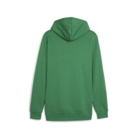 PUMA Essentials+ 2 College Big Logo Fleece Hoodie Groen Wit Zwart