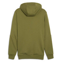 PUMA Essentials+ Tape Hoodie Olijfgroen Zwart