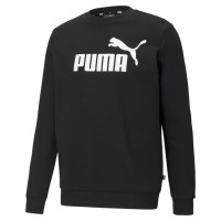 PUMA Essentials Big Logo Crew Trainingspak Zwart Wit