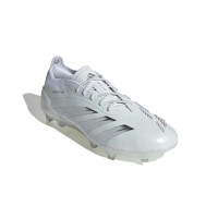 adidas Predator Elite Gras Football Shoes (FG) White Silver