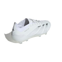 adidas Predator Elite Gras Football Shoes (FG) White Silver
