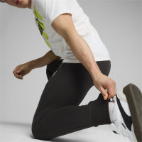 PUMA Essentials+ 2 Logo Joggingbroek Zwart Felgeel Wit