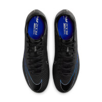 Nike Zoom Mercurial Vapor 15 Academy IJzeren-Nop Voetbalschoenen (SG) Anti-Clog Zwart Blauw