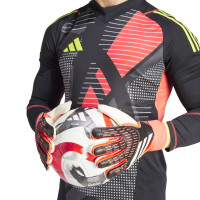adidas Predator Match Keepershandschoenen Zwart Felrood Wit Geel