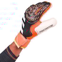 adidas Predator Match Fingersave Keepershandschoenen Zwart Felrood Wit Geel
