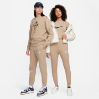 Nike Sportswear Club Fleece Sweat Pants Beige White
