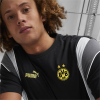 PUMA Borussia Dortmund FtblArchive T-Shirt 2023-2024 Zwart Grijs Geel