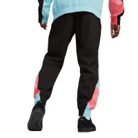 PUMA Manchester City Woven Trainingspak Full-Zip 2023-2024 Zwart Lichtblauw Roze