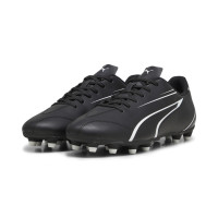 PUMA Vitoria Grass/Artificial Grass Football Shoes (MG) Black White