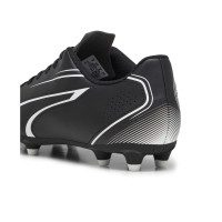 PUMA Vitoria Grass/Artificial Grass Football Shoes (MG) Black White