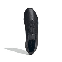 adidas Predator League Gras / Kunstgras Voetbalschoenen (MG) Zwart Donkergrijs